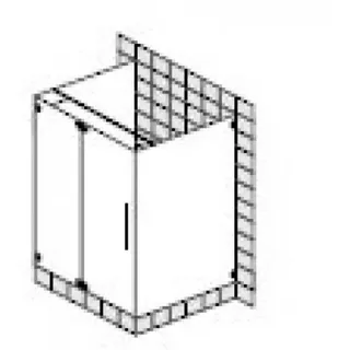 SPRINZ Achat R Plus Maßanfertigung U-Kabine Pendeltür o. Tür mit Seitenteil, Maße bis: 900x900x2000mm, AR11.1SOS, Duschkabine: Beschlagteile: Sonderoberfläche, Glasart: Kristall hell mit SpriClean