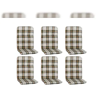 beo 6er Set - Paspelauflage Hochlehner Ejina karo grün