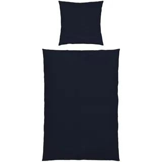 Esposa Bettwäsche, Dunkelblau, Textil, 135x200 cm, pflegeleicht, Schlaftextilien, Bettwäsche, Bettwäsche