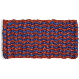 Fußmatte Coco Wave, braun-blau