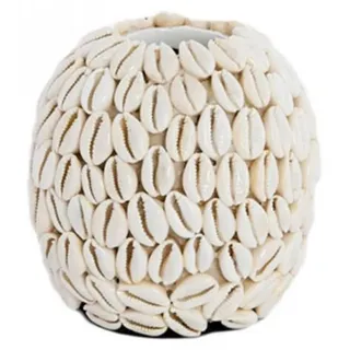 Light & Living Vase Shell Muscheln Cream (11,5cm)