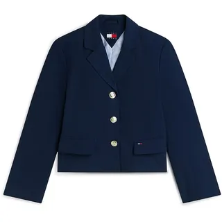 Tommy Jeans Blazer Gold-tone Button Regular Fit Cropped Blazer navy 34-36