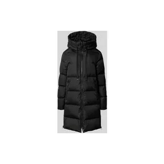 Steppmantel mit Daunen-Federn-Füllung und Zweiwege-Reißverschluss, Black, 34
