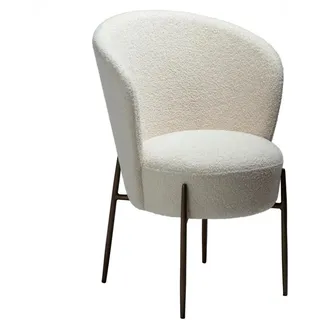 VCM Esszimmerstuhl Orbit Polyester weiß 2er Set