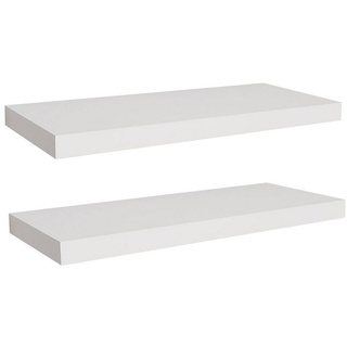 Mojawo 2 Stk. Wandregal weiß 80cm -M304708-WR104-2er