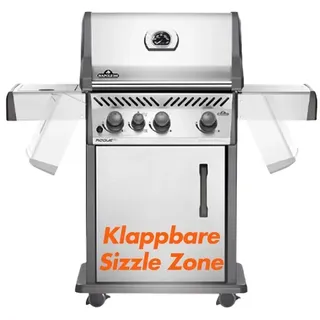 Napoleon Gasgrill Rogue XT425 Edelstahl mit Sizzle Zone