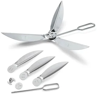 GisWell 22-1/2 Zoll One-Touch Reinigungssystem Kit Für Weber Kugelgrill 57 cm, Kompatibel Mit Weber 7444 Hitzebeständig Und Robustes Design