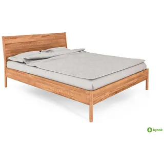 byoak Bettgestell, Kernbuche, Holz, Kernbuche, 140x220 cm, Schlafzimmer, Betten