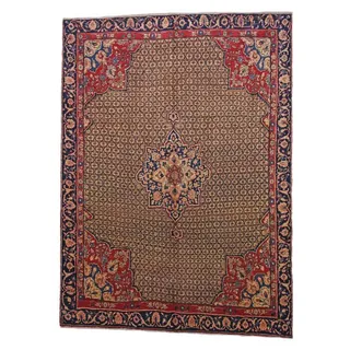 Borento Orientteppich Perserteppich Lilyan 273 x 200 cm, rechteckig, Handgeknüpft blau