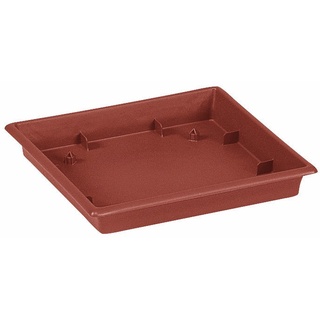 Emsa Untersetzer für Terra Grande Blumenkübel, 29 x 29 cm, Kunststoff, Terrakotta, Terra Grande, 504184