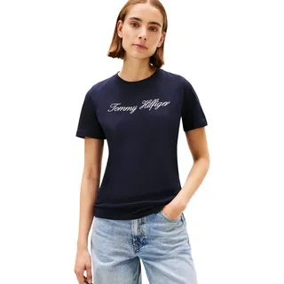 Tommy Hilfiger Script Kurzarm-T-Shirt Nos Desert Sky 2XL