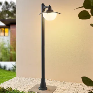 LINDBY Außenleuchte Aluminium 30 cm x 20 cm x 110 cm spritzwassergeschützt