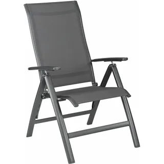 Kettler Legato Curve Multipositionssessel 65 x 69 x 110,5 cm anthrazit klappbar