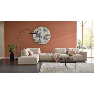 Musterring Wohnlandschaft Polyester 3-Sitzer Beige