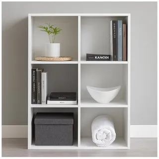 Hti-Living Standregal 60 x 90 x 30 cm Weiß