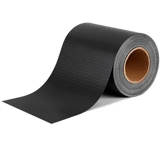 FIVMEN Sichtschutzstreifen PVC Stabmattenzaun Sichtschutz-Streifen Doppelstabmatten, Mehrfarbig, inkl. Befestigungsclips Anthrazit/Hellgrau/Grün/Ranken schwarz 35 m
