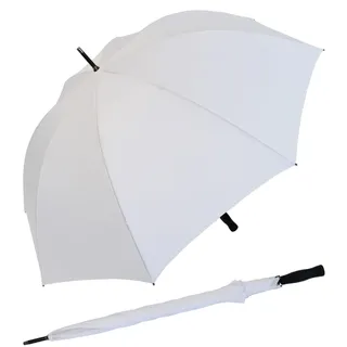 RS-Golfschirm Fiber-XXL extra groß und stabil mit Fiberglas-Streben- weiß - 130