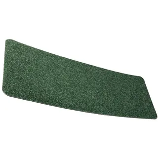 ANRO Fußmatte POET Schuhparkplatz schmal Schmutzfangmatte Unifarben, eckig, Höhe: 3 mm, Schuh-Abstellplatz rutschfest 30x100cm Kräusel Grün wasserdicht grün 30 cm x 100 cm x 3 mm
