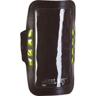 Wheel Bee Wheel-Bee LED Sport Armband Night Hawk, für Fitness & Running, passend für Handys bis 5,5 Zoll, inklusive 8x LED-Lichter für maximale Sichtbarkeit und Sicherheit bei Dunkelheit, 950015