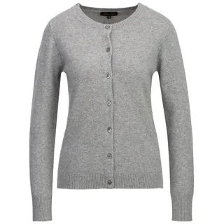 Dine  ́n ́ Dance Cardigan ROMIE aus reinem Kaschmir (Größe: 34-46) silberfarben 42