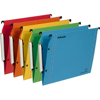 Esselte 49959 Hängeregister, A4, verschiedene Farben, 10 Stück