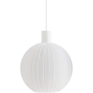 LED Pendelleuchte Ball Straight by Martin Žampach | Shapes - Decorations | Design Lampenschirm E27 | Biologisch abbaubares PLA | Minimalistisch (Größe L (25cm) - Schirm + Kabel (Leuchte))