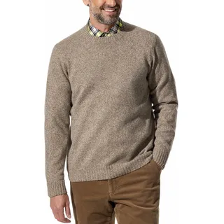 Walbusch Herren Lammwoll-Pullover Nahtlos Beige