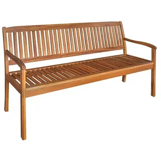 Sunfun Diana Gartenbank  (B x T x H: 156 x 59,4 x 90 cm, Akazie, Naturbraun)