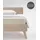 Jersey 110 x 200 - 130 x 220 cm creme