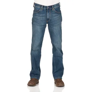 Mustang Tramper - Straight Fit Jeans in mittelblauen Used Look -W52 / L32