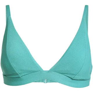 adidas Bikini-Tops Iconisea Ribbed Padded Triangle Pure Teal 32