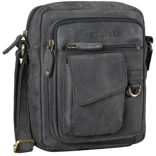 STILORD Schultertasche "Ryan" Crossbody Tasche Herren Leder zum Umhängen Vintage Ledertasche grau