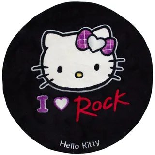 Hello Kitty Teppich  kinderteppich spielteppich kinderzimmer Mädchen Rund Musik
