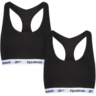 Reebok Frankie Crop-Top Damen Schwarz/Weiß S
