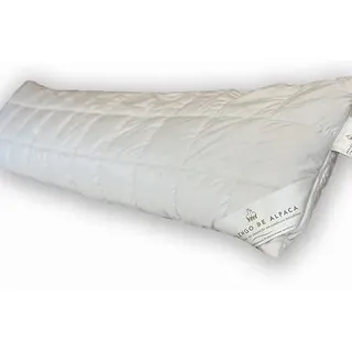 Abolengo de Alpaca Alpaka Seitenschläferkissen 40x140cm, mit feinestem Baby Alpaka versteppt, für einen erholsamen und unterstützenden Schlaf, Füllung 100% Alpakakügelchen