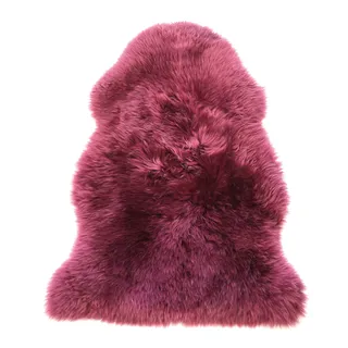 Lammfell bordeaux (L 90 cm) - L 90 cm