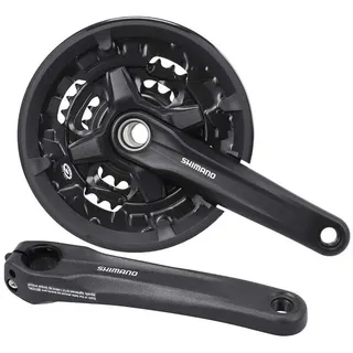Shimano MT210-3 Kurbelgarnitur 44/32/22 Zähne 175 mm Schwarz