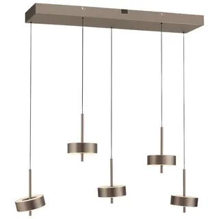 Paul Neuhaus Q-Rotate 5-flg. LED 31,00 cm braun Aluminium