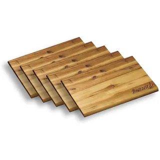 KESPER Frühstücksbrettchen Holz 5-tlg. 32 x 21 cm Akazie