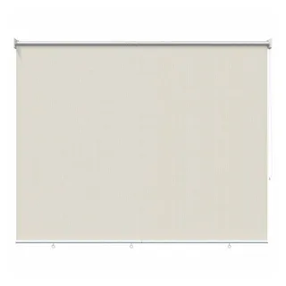 vidaXL Außenrollo 220 x 140 cm Cremeweiß