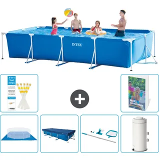 Rechteckiger Frame Pool - 450x220x84 Cm - 7-teilig  S119