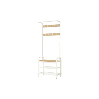 Möbel Kraft Garderobe Dacey 72 x 183 cm Weiß