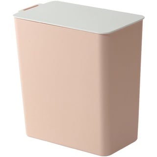 mini Feste Farbe Desktop Mülleimer Müll kann Küchenarbeitsplatte Müllhalter Behälter-Rosa