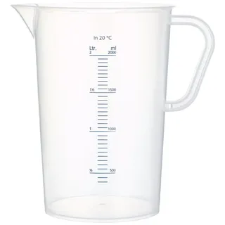 neoLab E-1624 Messbecher aus PP, 2000 mL