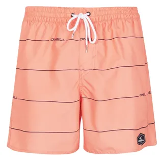 O'Neill Herren PM Contourz Badehose, Orange (Pink AOP W/Black 4990), S