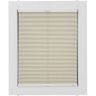 SUNLINES Plissee One Size Style Crush 120 x 160 cm beige/gelb/weiß