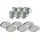 12-tlg. grau/mint