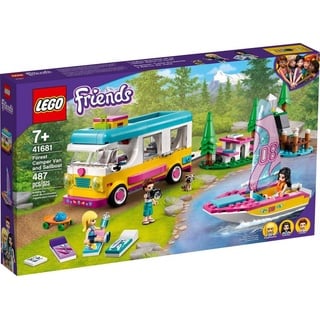 LEGO® Konstruktionsspielsteine LEGO® Friends 41681 Wohnmobil- und Segelbootausflug, (487 St)