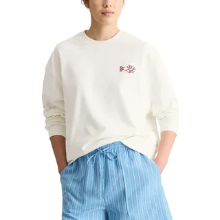Marc O'Polo Sweatshirt Oversize Weiß M