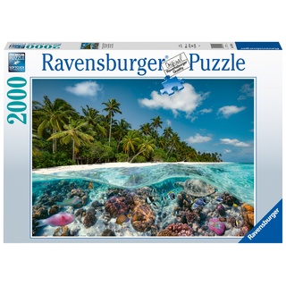 Ravensburger Verlag - Ravensburger Puzzle 17441 Ein Tauchgang auf den Malediven - 2000 Teile Puzzle für Erwachsene und Kinder ab 14 Jahren